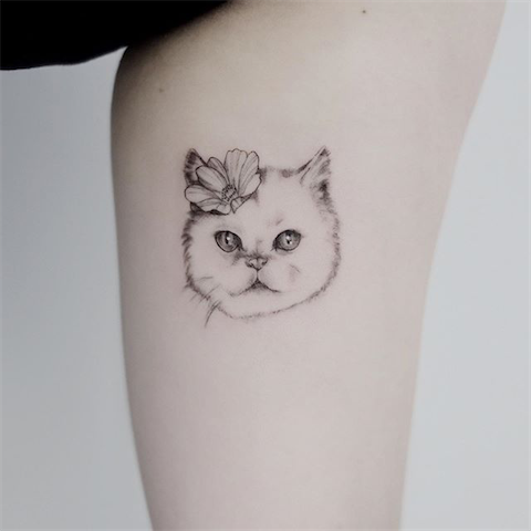tattoo of cat