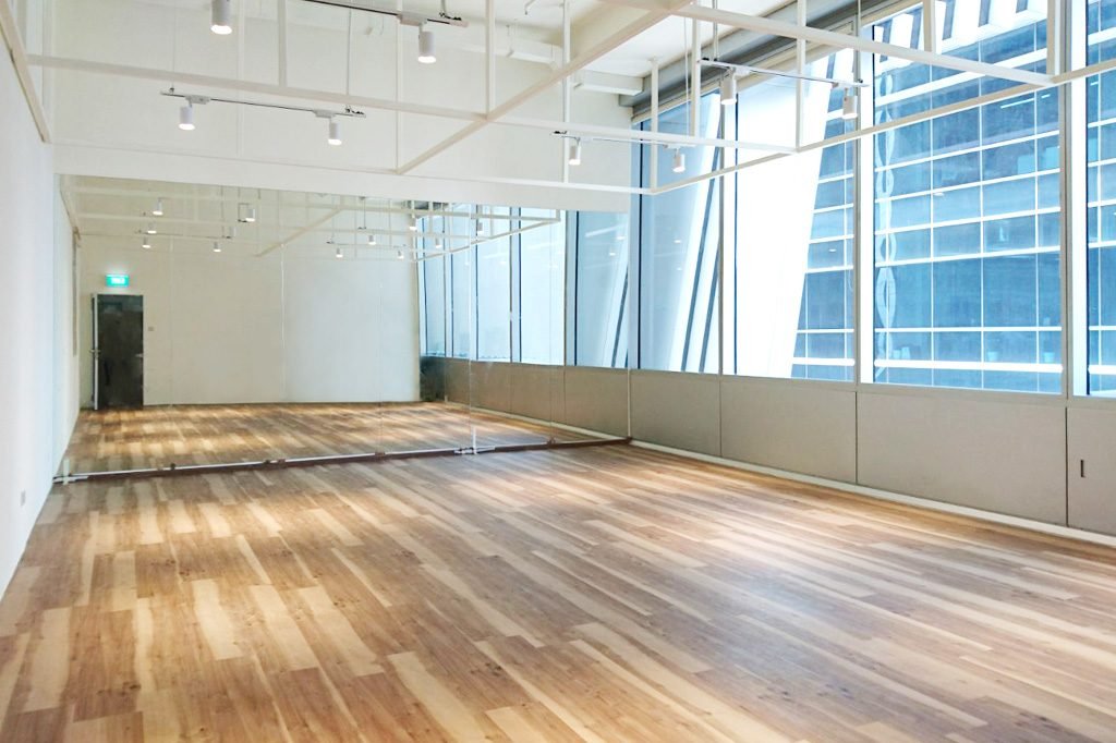Interior of Hale Yoga studio 