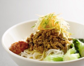 dry noodle with mock meat