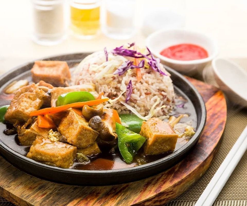 rice with tofu