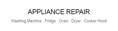 Appliance repair singapore website home header