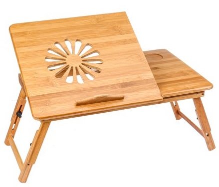 Portable Folding Lap Desk Bamboo