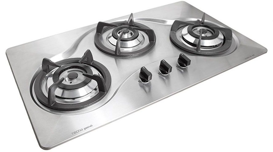 Tecno 3 Burner 90cm Stainless Steel Cooker kitchen Hob