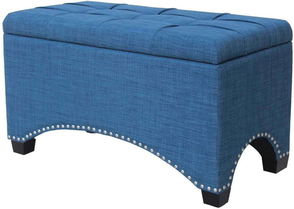 Nost & Host Ottoman Bench with Storage 30 Inches