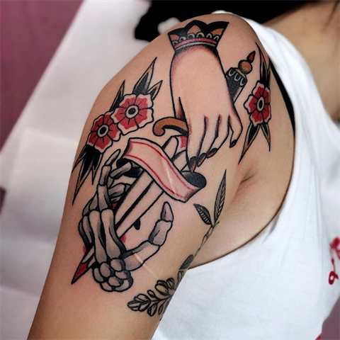 tattoo of dagger