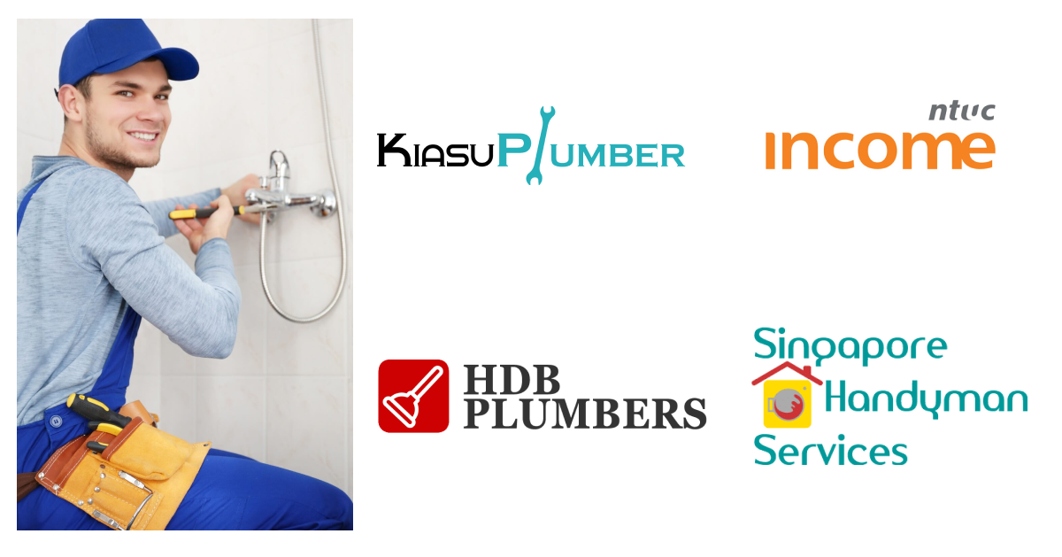 best plumber in Singapore with plumber company logos