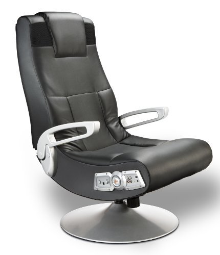X Rocker SE 2.1 Black Leather Video Gaming Chair