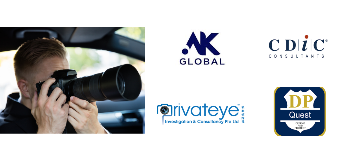 logo collage of the best private investigators in Singapore