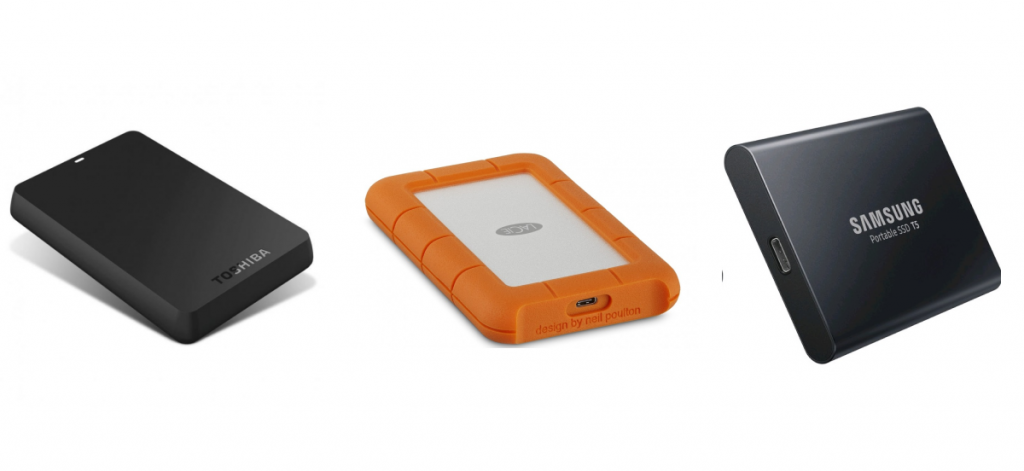 photos of the best external hard drives in Singapore