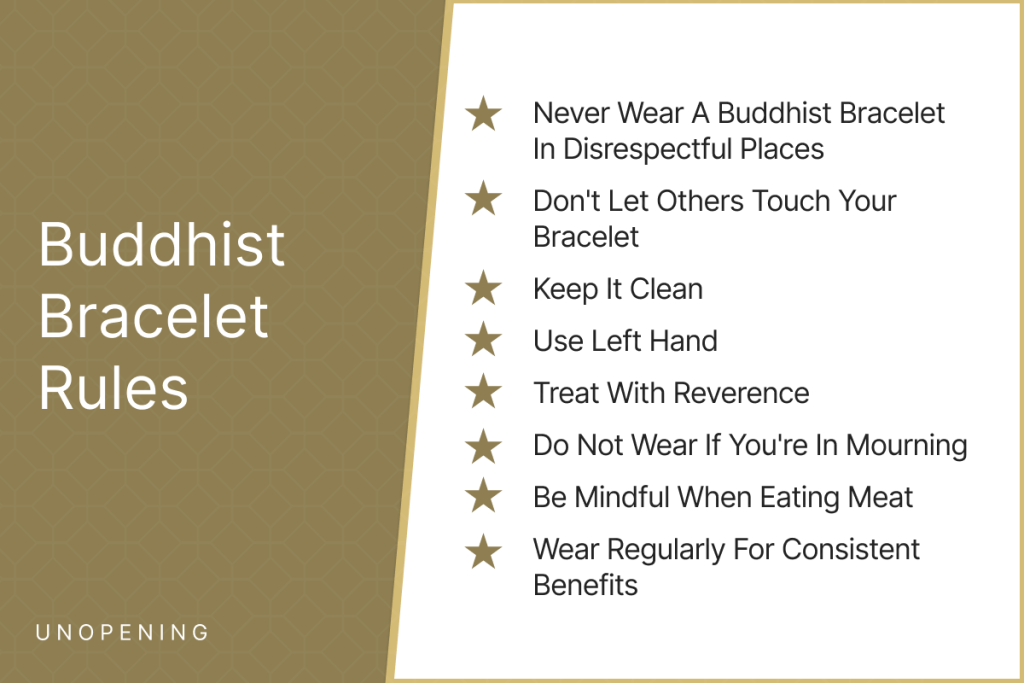Buddhist Bracelet Rules